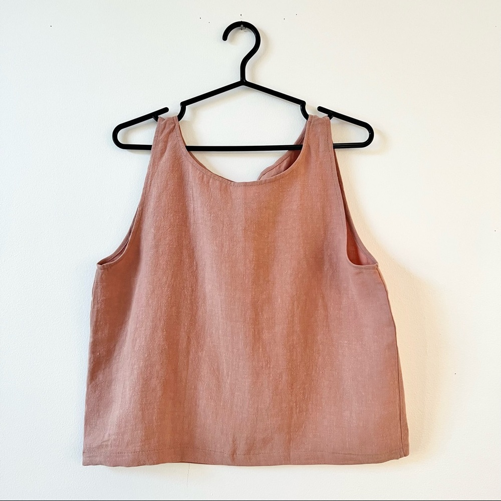 WE ARE STORIES • Dogwood Linen Tank 🧡
